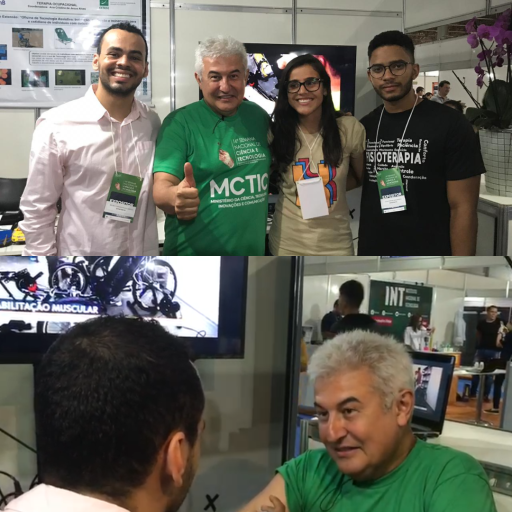 Marcos Pontes - Ministro da Ciência, Tecnologia e Inovação (MCTI) conhecendo o ReCARE na 16ª Semana Nacional de Ciências - Brasília - DF